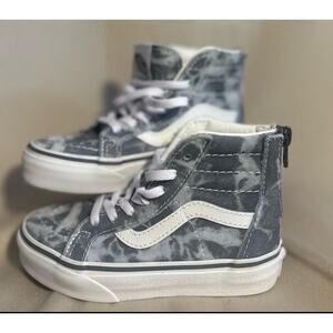 Vans Shoes | Kids Vans Sk8 High Top Zip | Color: Gray/White | Size:Vans  10.5